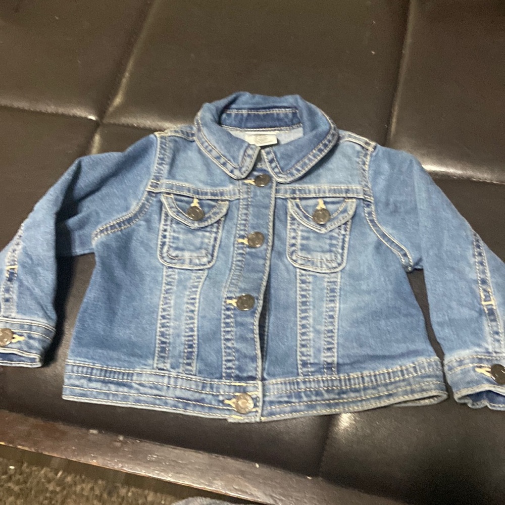 2 For $12 Baby Denim Jacket size 6 months